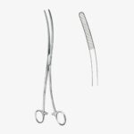 Bozemann Cotton Swab Forceps BJ Double Curved