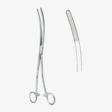Bozemann Cotton Swab Forceps BJ Double Curved