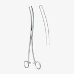 Bozemann Cotton Swab Forceps BJ Double Curved