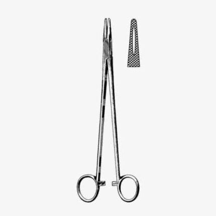 Hegar Needle Holder grooved