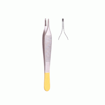 Adson Delicate Tissue And Suture Forceps, T.C. 1×2 Teeth