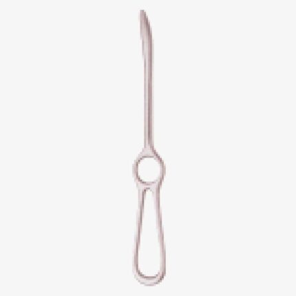 Langenbeck Bone Elevator, 23cm, 10mm, Blunt, Strong Curve