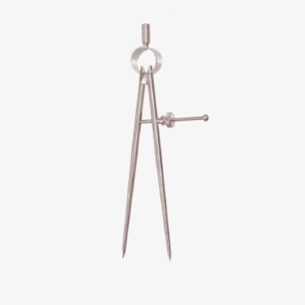 Knochen Messzirkel Bone Bow Spacer, 19.5cm, Sharp Tips