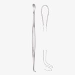 Henke Tonsil Dissector, Serrated, 11 mm, 24cm