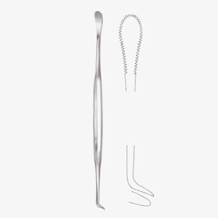 Henke Tonsil Dissector, Serrated, 11 mm, 24cm