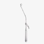 Michel Laryngeal Mirror- With Handle, Move able Mirror, 27cm
