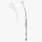 Nager Tampon Forceps, Tip 13 mm, Velum Hook, 19cm