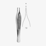 Adson Tissue Fcps 1x2T, w/ cross serr