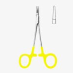 Halsey Needle Holders BJ  Smooth TC GOLD