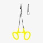 Neivert Needle Holders BJ Two Ring Angled TC GOLD