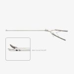 Laparoscopic Needle Holder Axial Type Curved | Surgicators