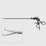 Laparoscopic Dissecting Forceps 90°, Reusable, Ratcheted