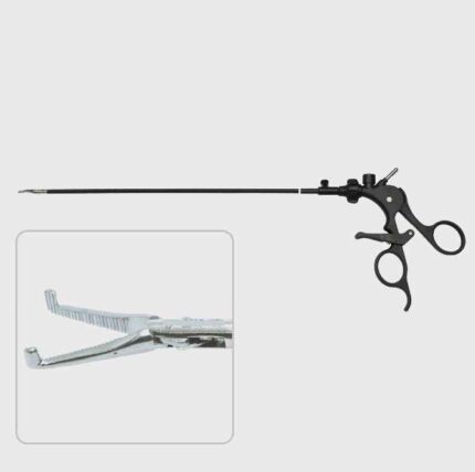 Laparoscopic Dissecting Forceps 90°, Reusable, Ratcheted