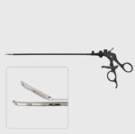 Laparoscopic Intestinal Grasping Forceps, Single Action, Reusable, Ratcheted