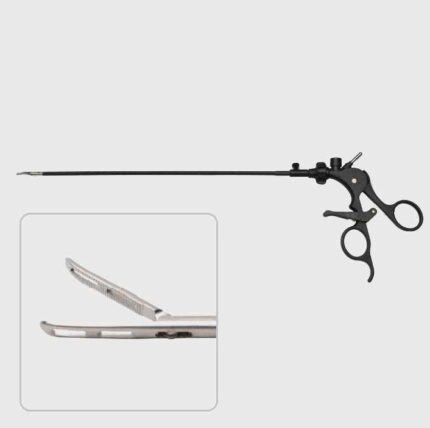 Laparoscopic Intestinal Grasping Forceps, Single Action, Reusable