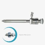 Reusable, Magnetic Plain Laparoscopic Trocar, 10.5mm x 95mm