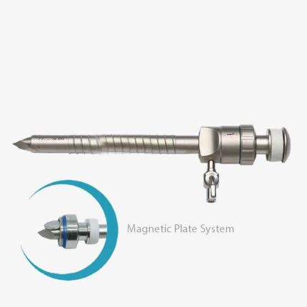 Reusable Magnetic Spiral Trocar 10.5mm x 95mm